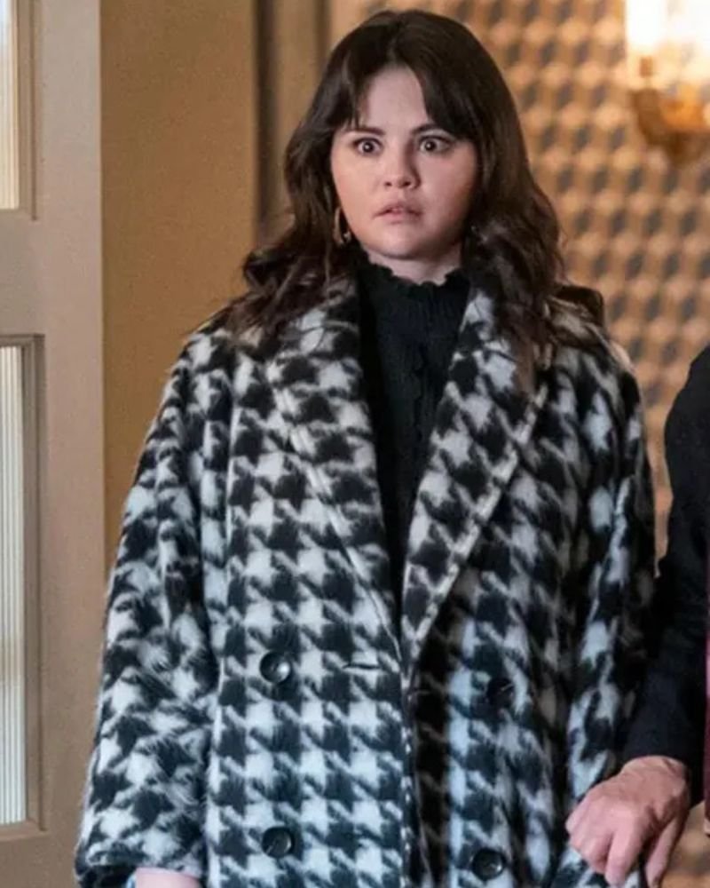 Selena Gomez Tweed Coat | Only Murders in the Building Outfit