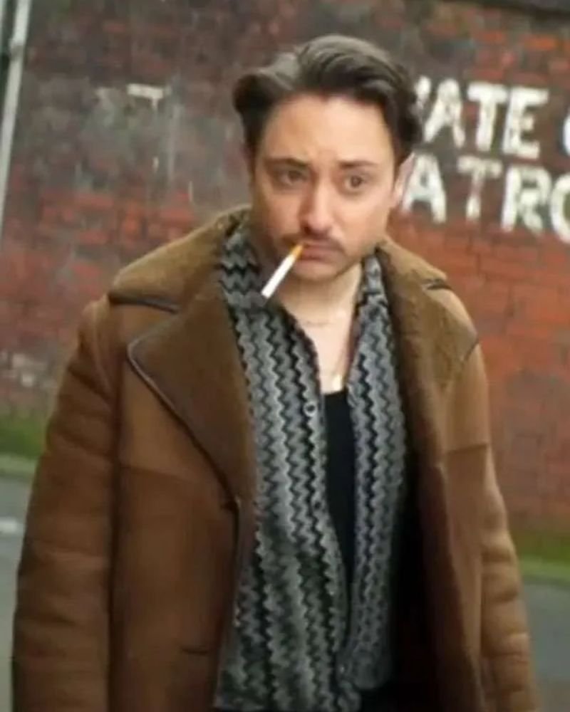 Get the Tommo Brassic Style with Shearling Leather Coat