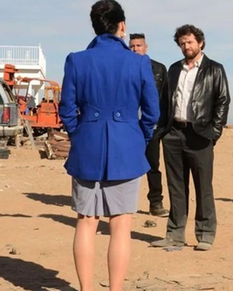 Lydia Rodarte-Quayle Breaking Bad Blue Coat  Iconic TV Style