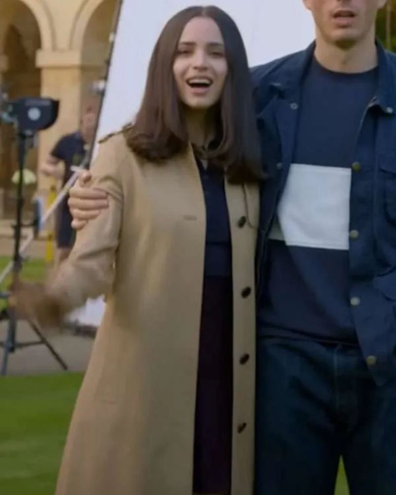 Inspired by My Oxford Year – Sofia Carson Beige Trench Coat for Women