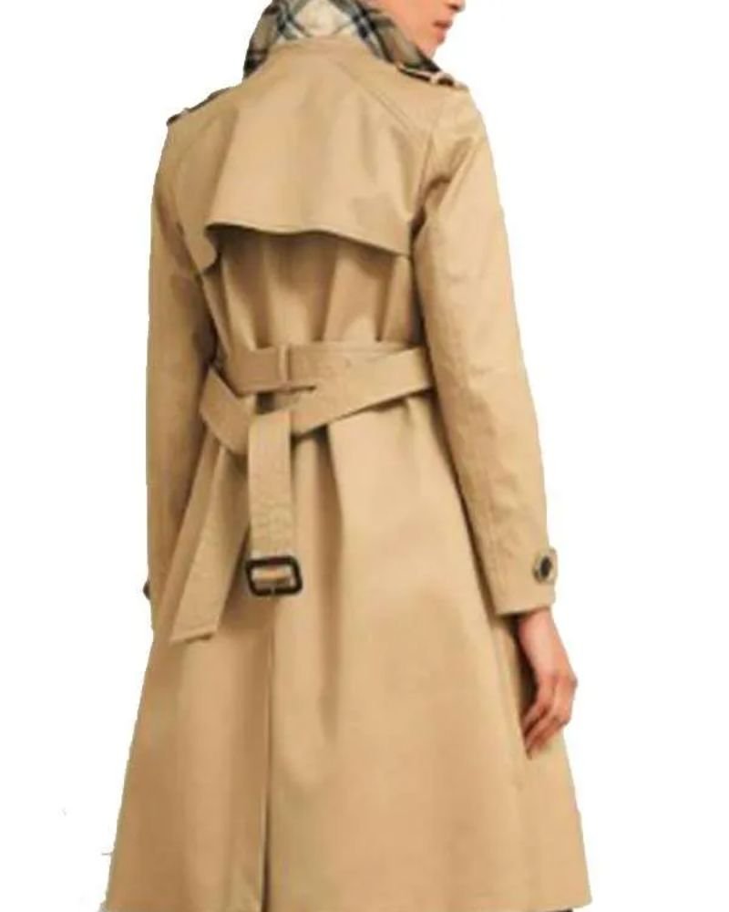 Inspired by My Oxford Year – Sofia Carson Beige Trench Coat for Women