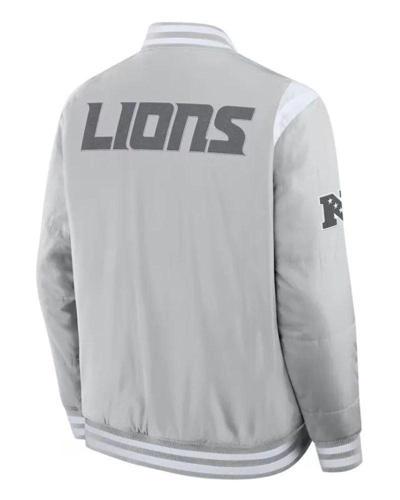 Elements Elite Detroit Lions Bomber Jacket  Sporty and Stylish