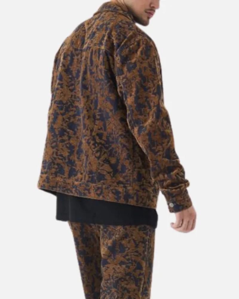 Step Out in Style with Jay Will’s Velour Print Jacket from Tulsa King