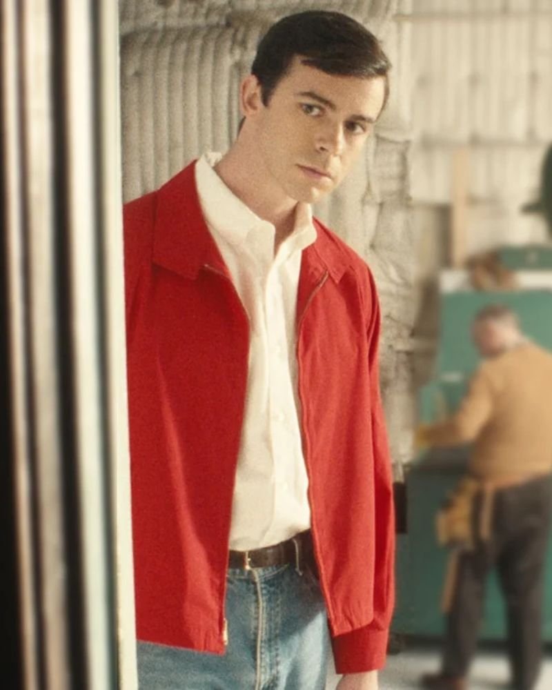 Monster The Ed Gein Story Anthony Perkins Red Jacket  Trendy Outerwear Look
