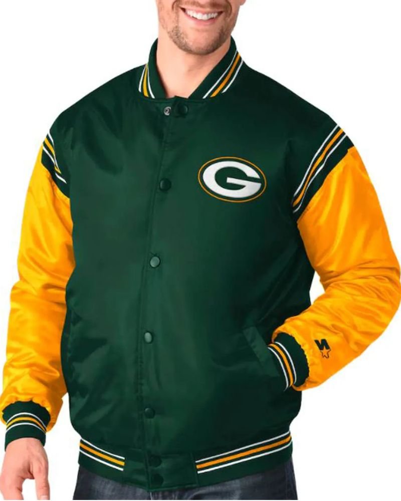 Get the Ultimate Green Bay Packers Starter Jacket  Retro Sports Look