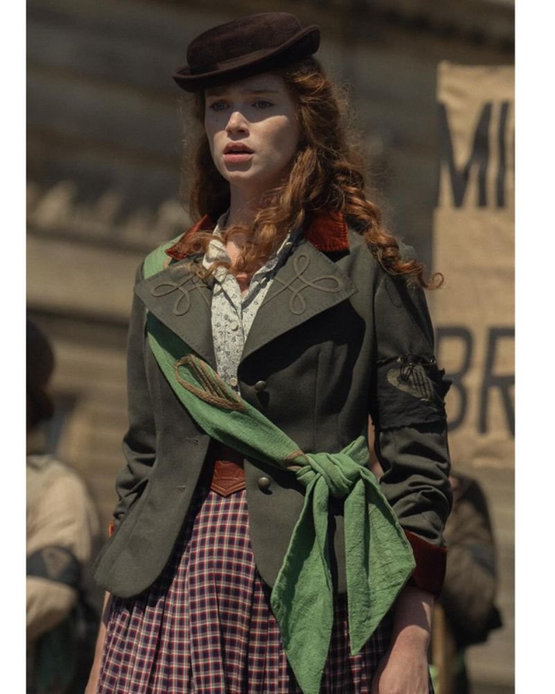 Get the Chic Blazer Worn by Ellen Cochrane in House of Guinness