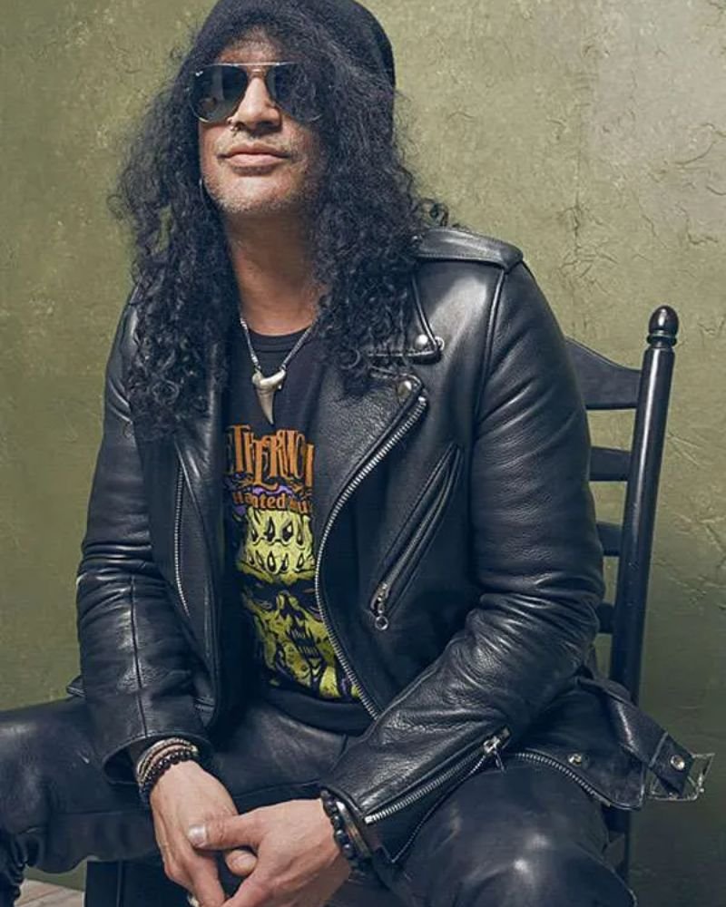 Step Into Edge with Slash’s Deathstalker 2025 Black Leather Jacket