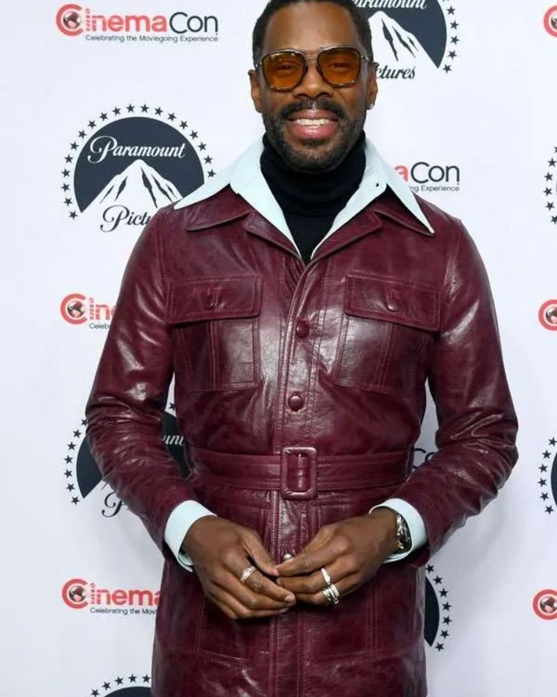 Buy The Running Man Colman Domingo Maroon Jacket  Premium Leather Wear