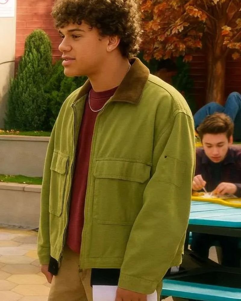 Nathaniel Buescher Stylish Green Jacket from Electric Bloom  Trendy Outerwear