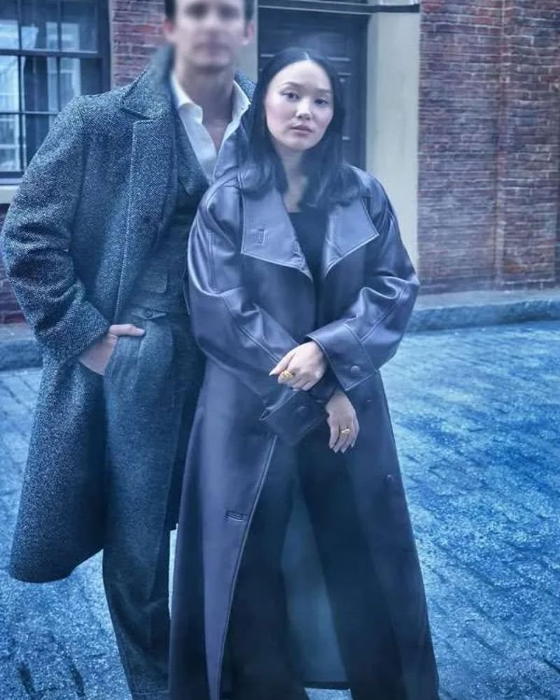 Sophie Baek Bridgerton Leather Trench Coat