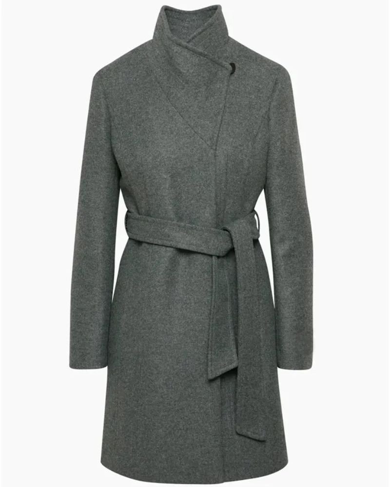 Molly Parker Doc Wool Coat  Elegant Winter Classic from the Series