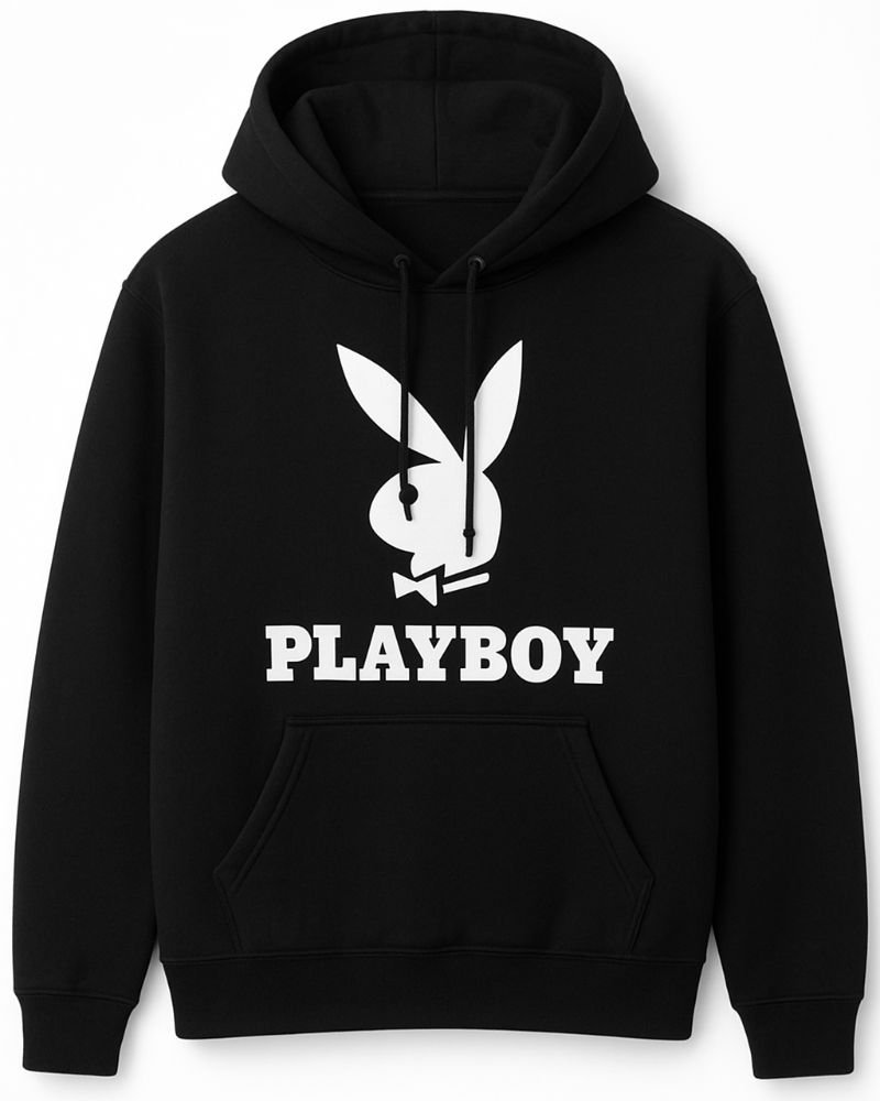 Playboy Graphic Pullover Hoodie  Casual Luxury with Urban Edge