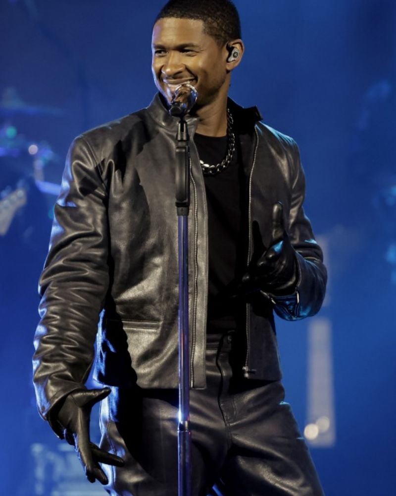 Super Bowl Halftime Usher Leather Jacket