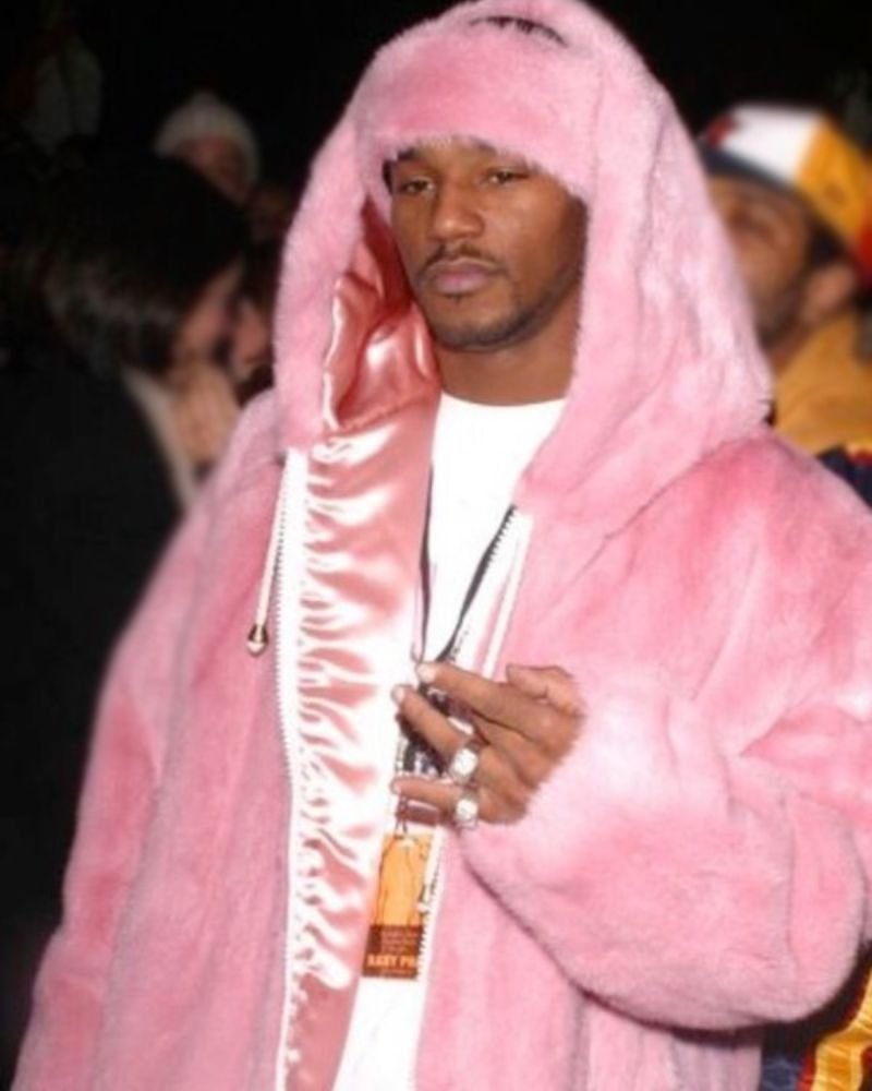 Pink Fur Coat Worn by Cam’ron  Luxury Streetwear Look