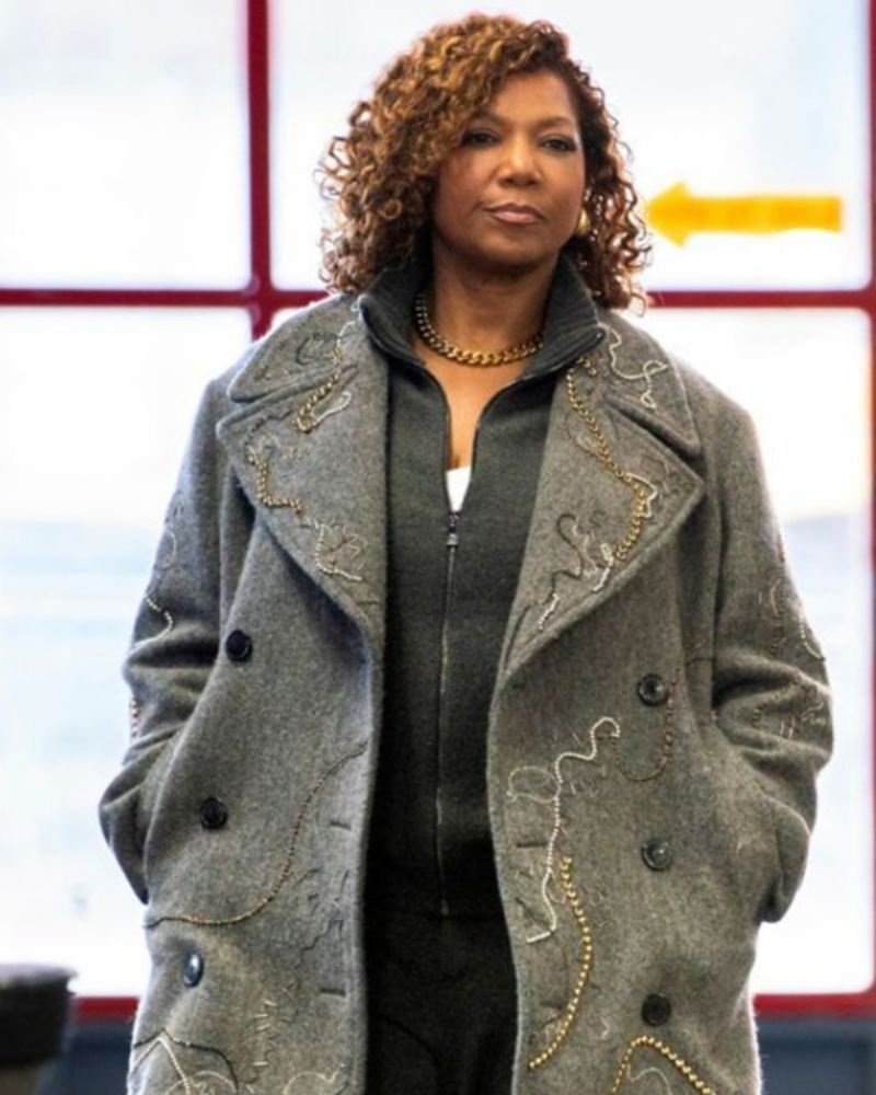The Equalizer Queen Latifah Peacoat  Chic Women’s Outerwear