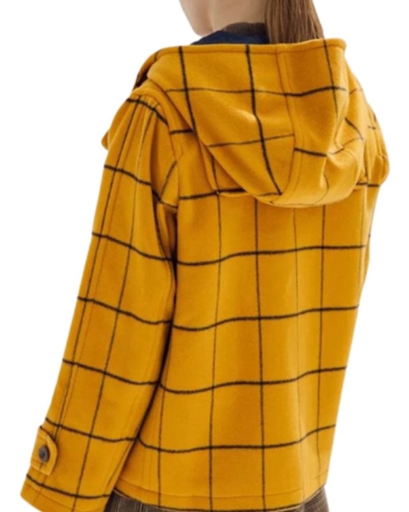 Taylor Swift Inspired Yellow Toggle Coat  Paddington Bear Style Wool Coat