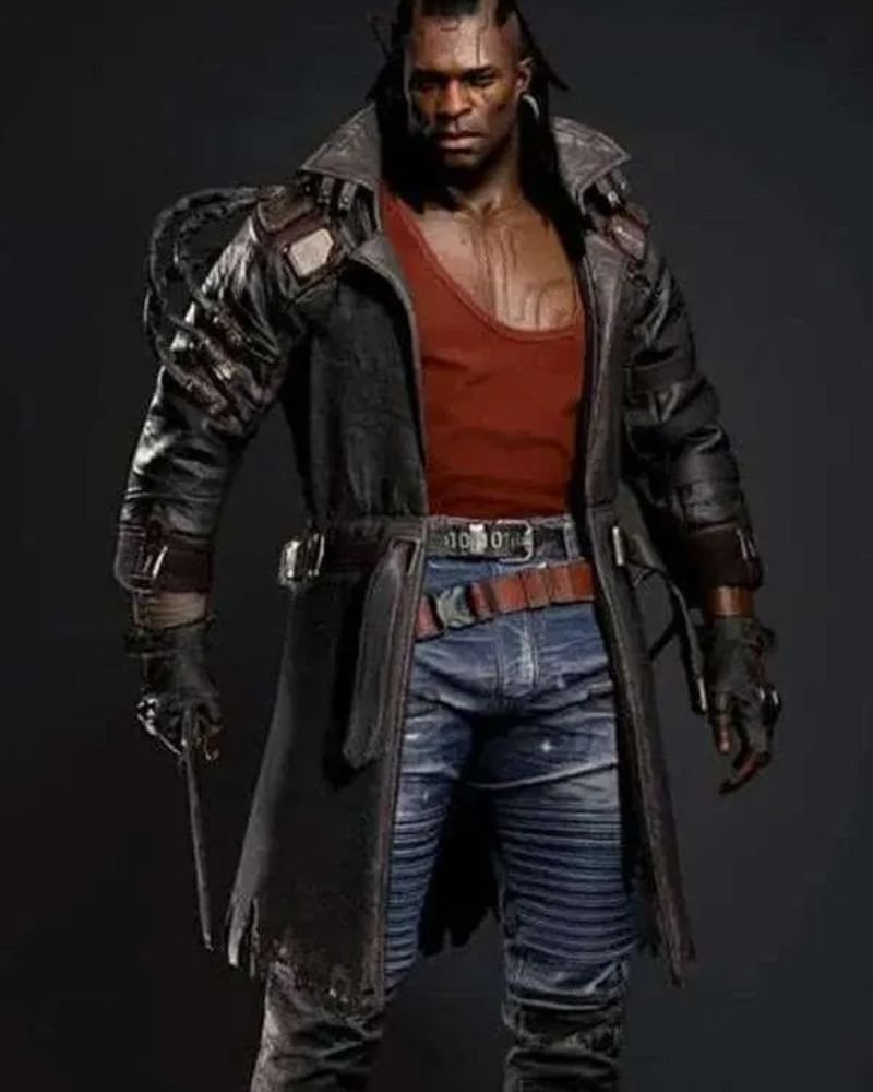 Placide Cyberpunk Coat  Inspired by the Iconic Video Game Character