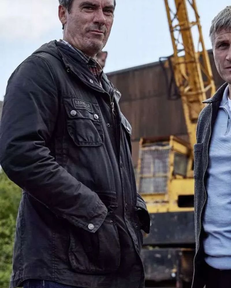 Emmerdale 2025 Cain Dingle Black Leather Jacket