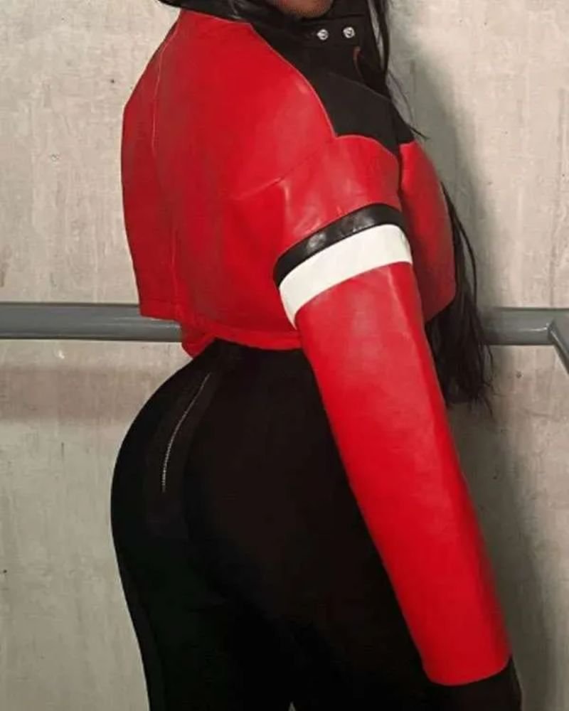 Nikki Bella Leather Jacket for Women Trendy Motorcycle Outerwear