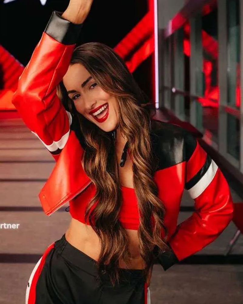 Nikki Bella Motorcycle Leather Jacket