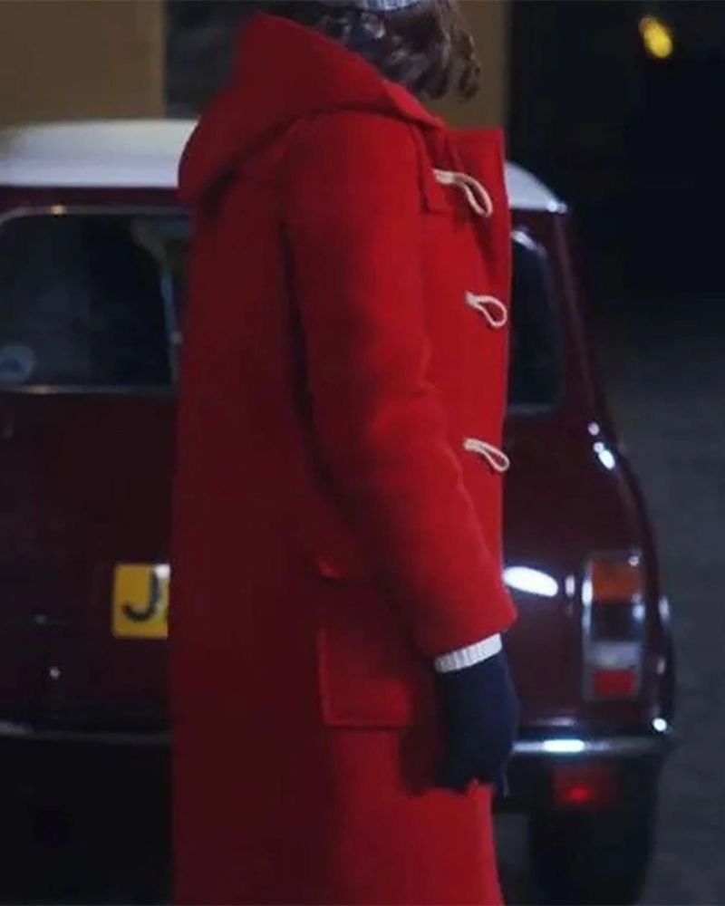 Get the Festive Look with Jill Winternitz Christmas in Scotland Red Coat