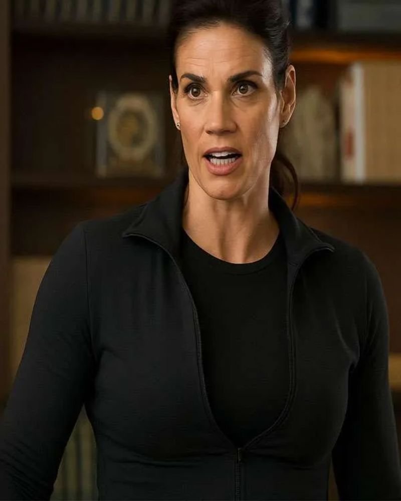 Women’s Missy Peregrym Black Leather Jacket  Timeless Outerwear Look