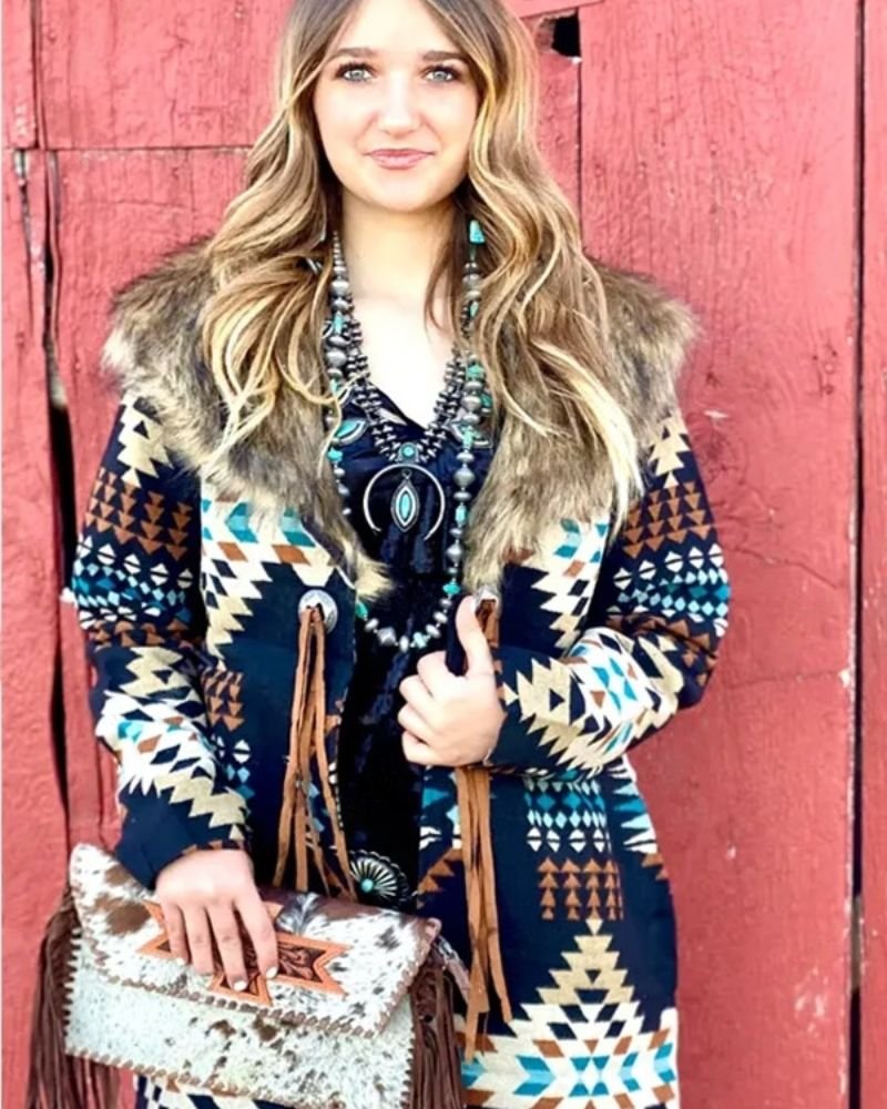Yellowstone Beth Dutton Tribal Coat  Iconic TV Style for Women