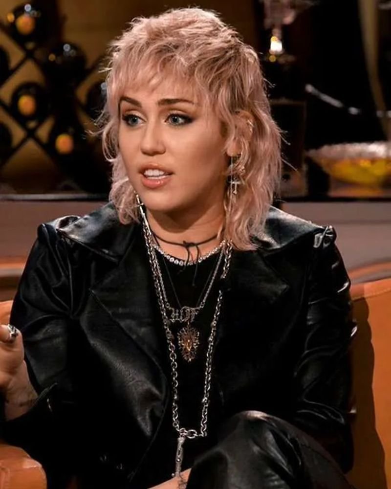 Hart to Heart Miley Cyrus Black Short Body Jacket