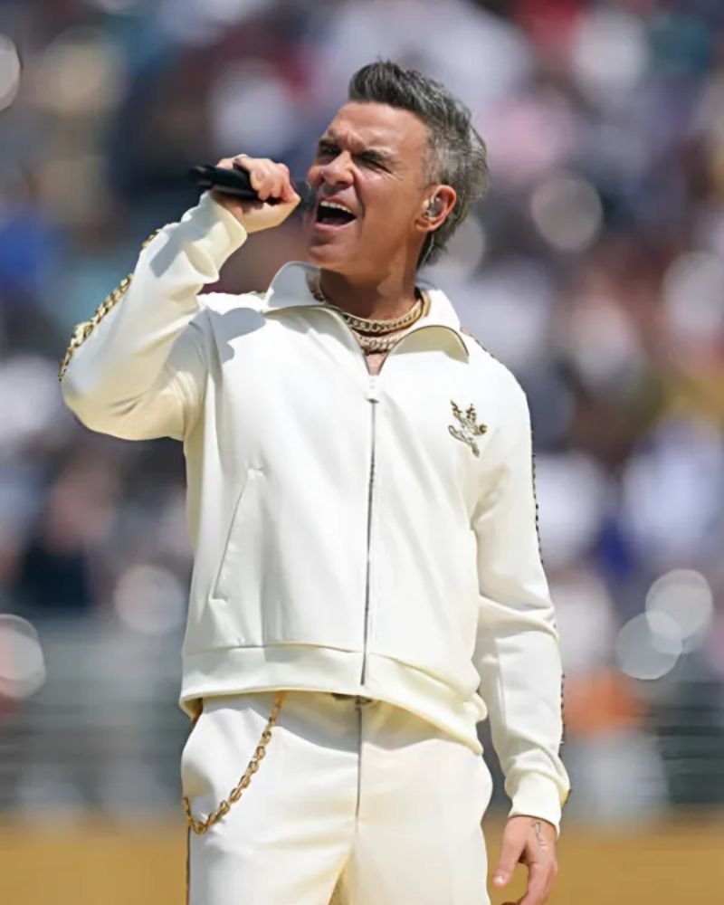 Robbie Williams FIFA 2025 Final Jacket  Inspired by His Legendary Performance