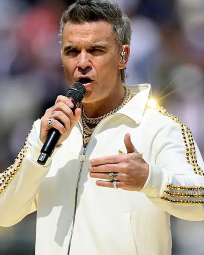 Get the Robbie Williams 2025 World Cup Final Jacket  Premium Fan Outerwear