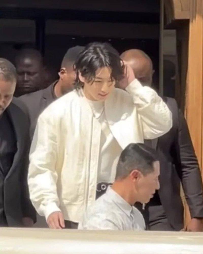 Get the Jungkook White Jacket from FIFA World Cup Dreamers Performance