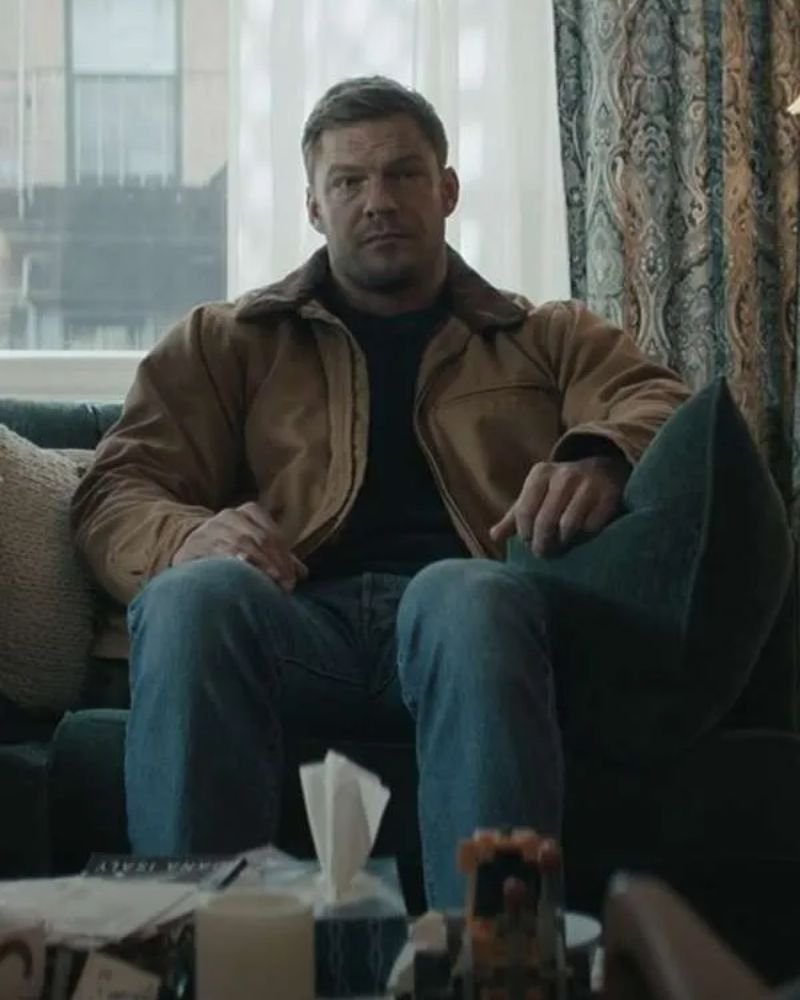 Alan Ritchson Reacher Brown Jacket