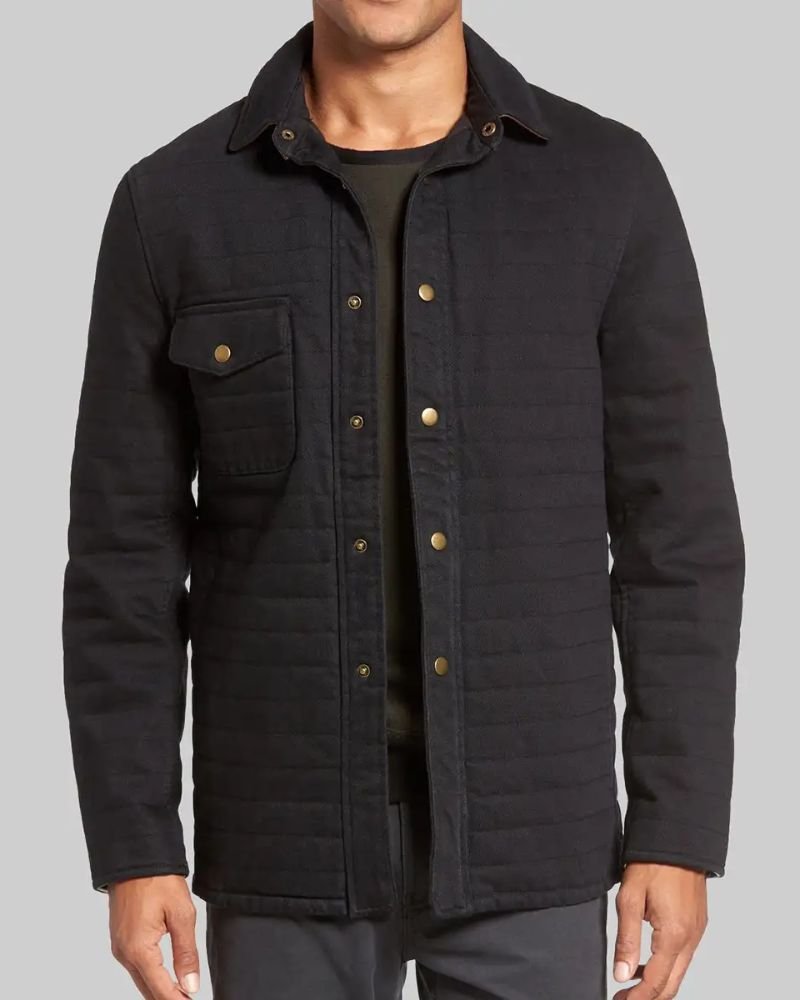 Men’s Bobby Axelrod Black Jacket  Billions Inspired Casual Style