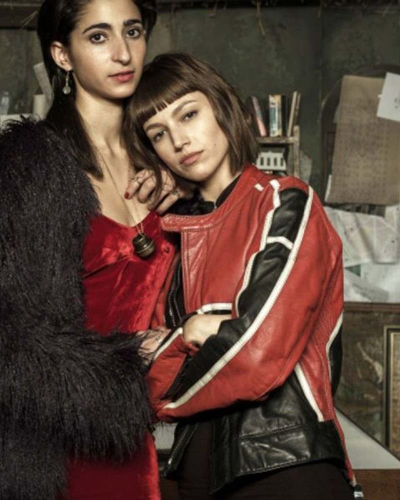 Money Heist Tokio Red Leather Jacket  TV Series Inspired