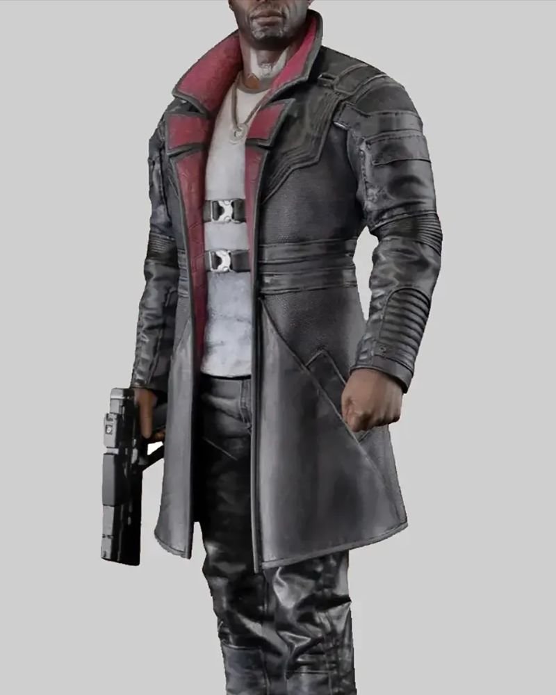 Cyberpunk Solomon Reed Leather Coat  Premium Replica
