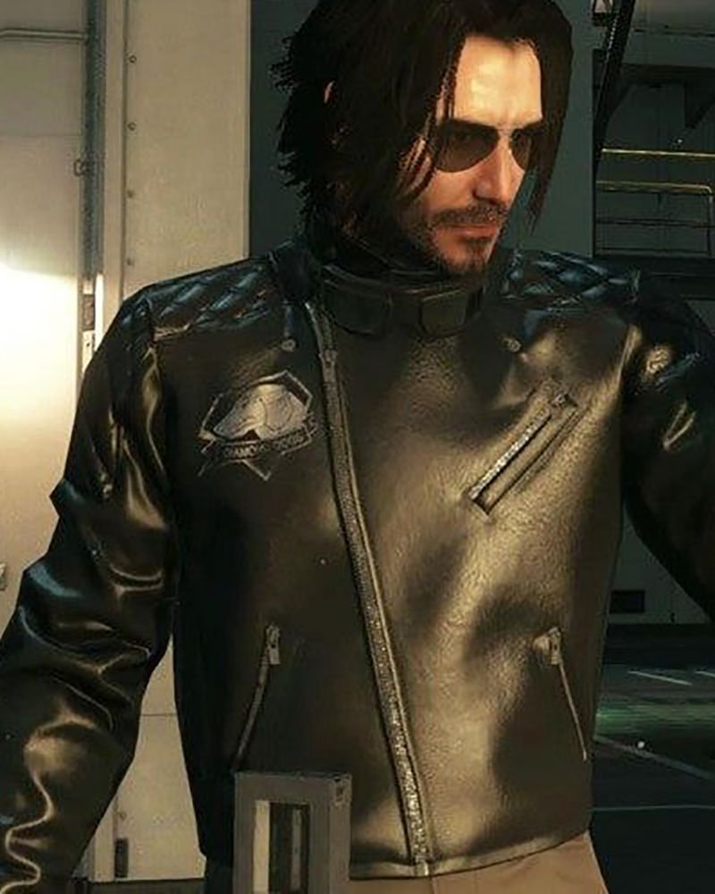 Cyberpunk 2077 Johnny Silverhand Jacket Premium Leather Replica