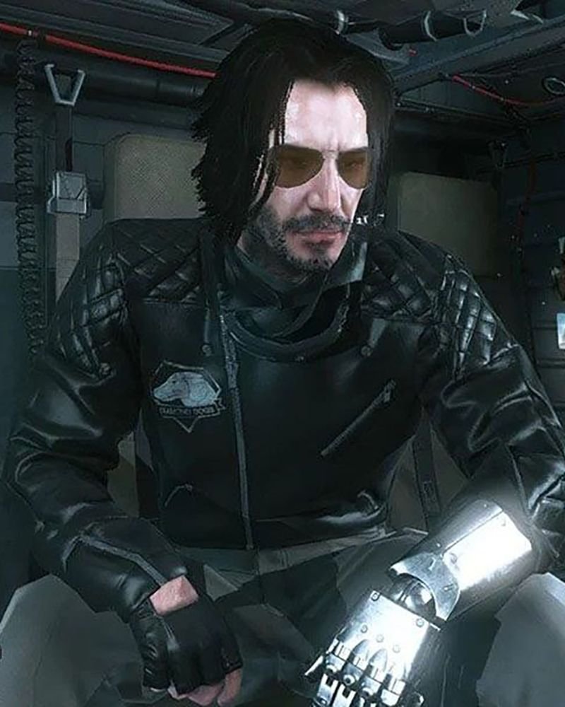 Johnny Silverhand Leather Jacket Iconic Cyberpunk 2077 Style
