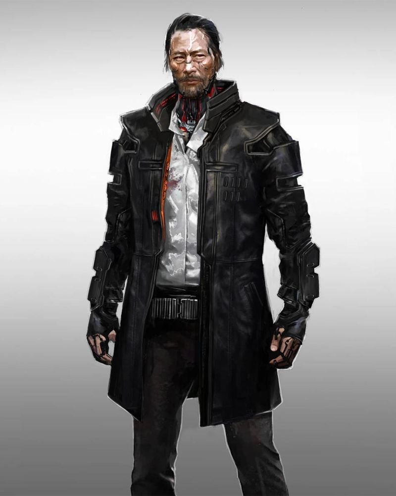 Takemura Long Coat  Futuristic Cyberpunk Style