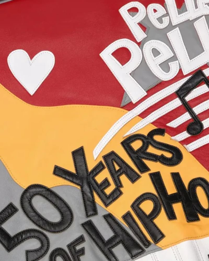 Pelle Pelle 50 years of hip hop leather jacket