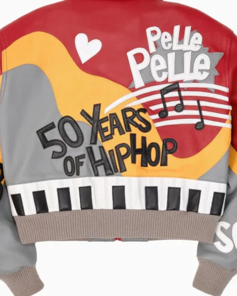 Pelle Pelle 50 years of hip hop leather jacket