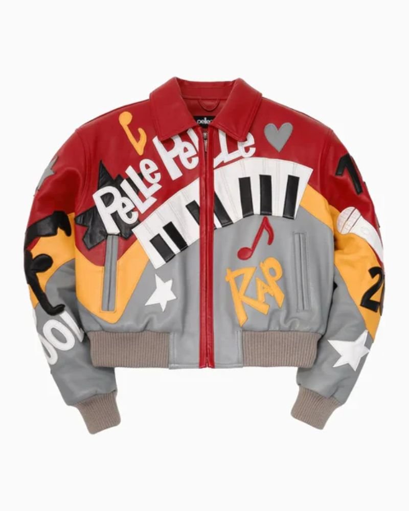 Pelle Pelle 50 years of hip hop leather jacket