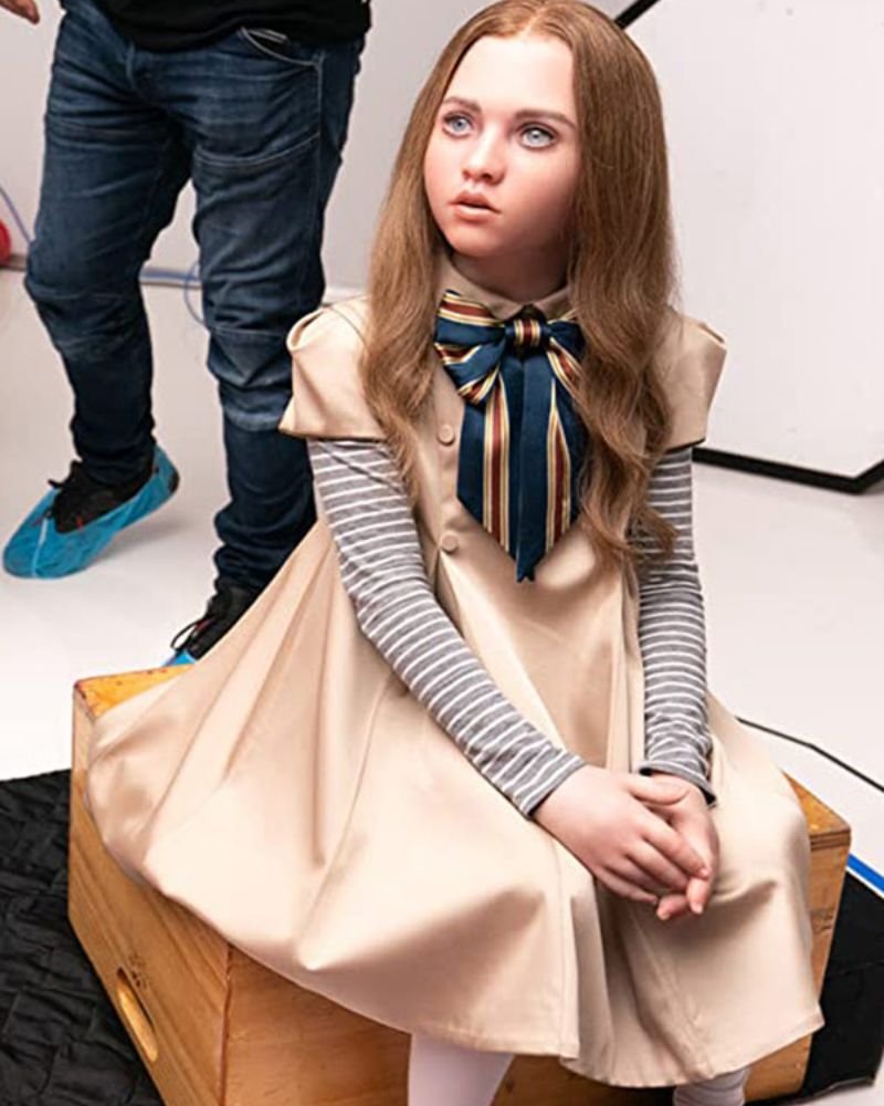 Horror Doll M3GAN Frock  Perfect Amie Donald Cosplay Dress