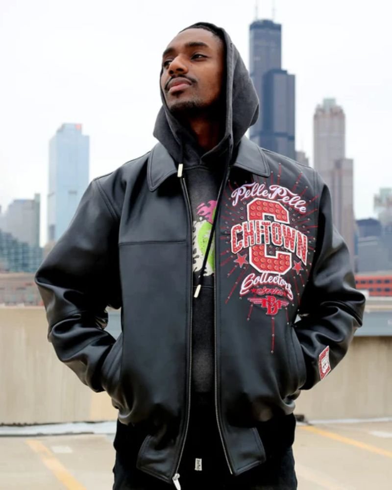 Shop Pelle-Pelle X TB Men’s Chi-Town Leather Jacket  Urban Trendsetter