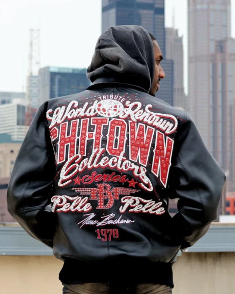Pelle-Pelle X TB Chi-Town Jacket  Classic Chicago-Inspired Design