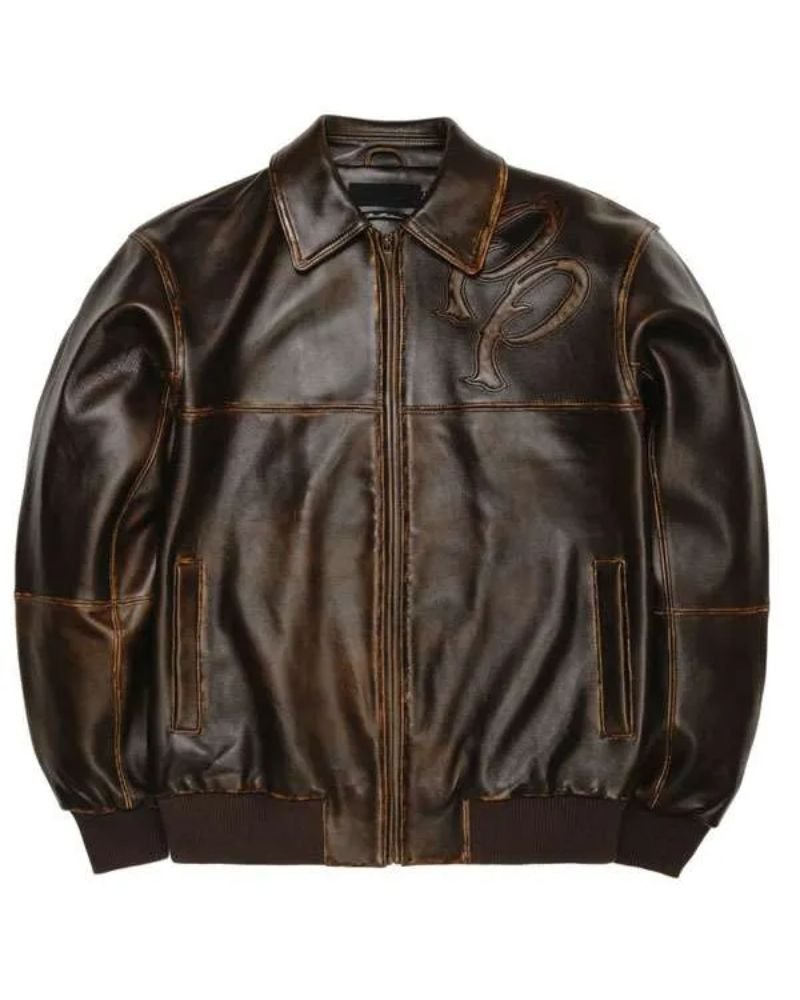 Pelle Pelle Two Tone Leather Jacket  Bold Urban Style for Men