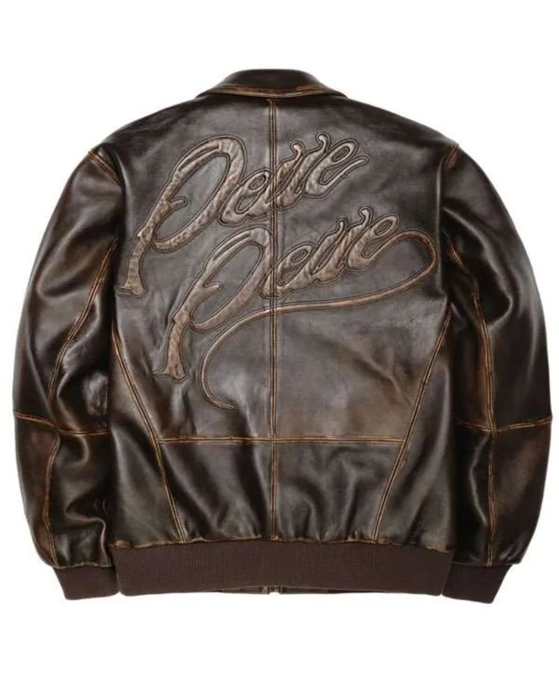 Pelle Pelle Two Tone Jacket  Iconic Leather Fashion Statement
