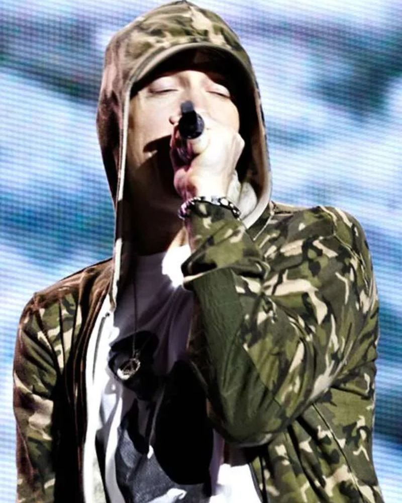 Eminem Inspired Camo Jacket  Reading Festival Edition