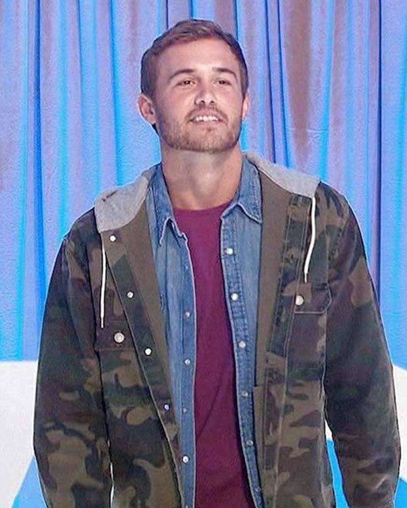 Peter Inspired Military Hooded Jacket  The Bachelor Collection