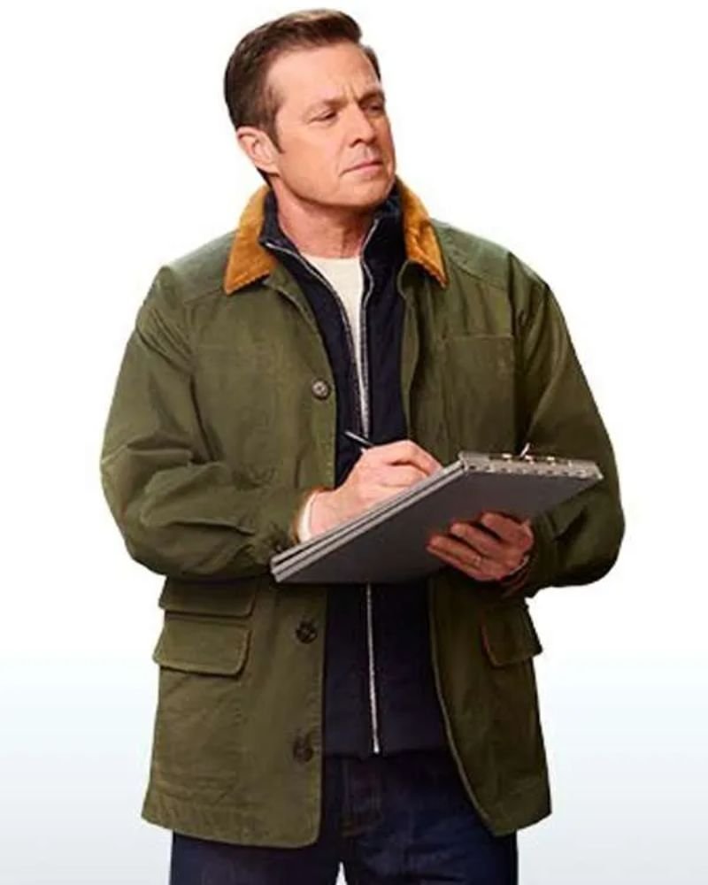 Stylish Green Jacket Worn by Eric Close  To Have and to Holiday Edition