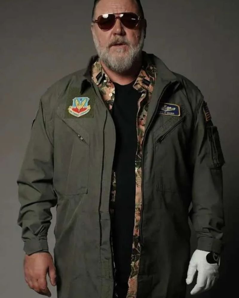Land of Bad Green Jacket Worn by Russell Crowe  Premium Replica